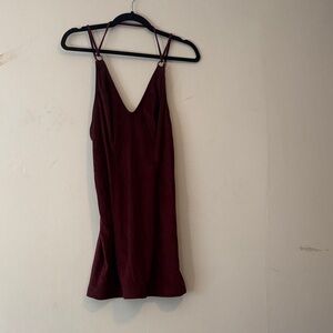 Urban Outfitters Deep Red V-Neck Cami